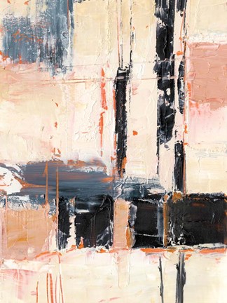 Framed Coral &amp; Sand II Print