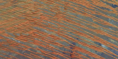 Framed Desert Patterns II Print