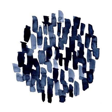 Framed Hatch Marks I Print