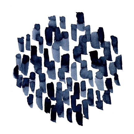 Framed Hatch Marks II Print