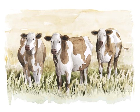 Framed Golden Graze II Print