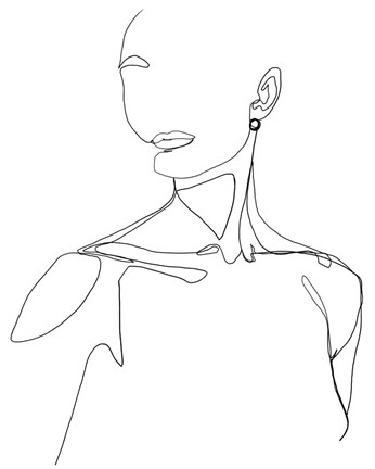 Framed Everlasting Elegance I Print