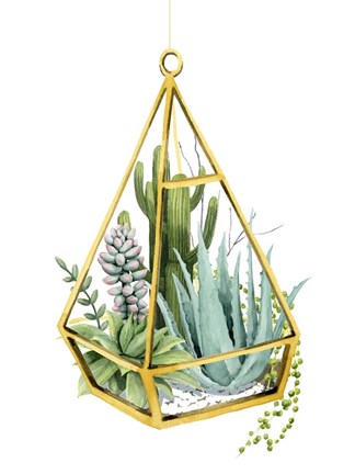 Framed Wild Terrarium III Print