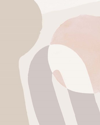 Framed Sun Shapes II Print