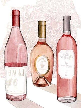 Framed Rose Summer II Print