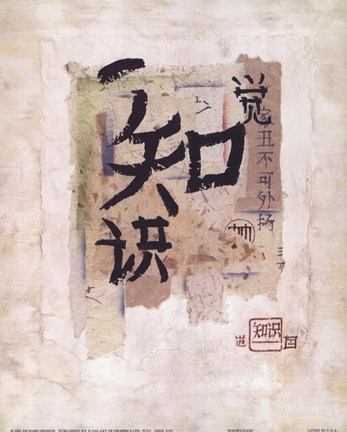 Framed Knowledge Print