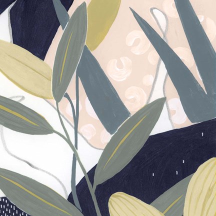 Framed Flores Noche III Print