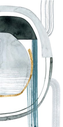 Framed Gradient Gears II Print