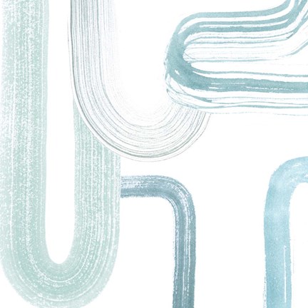 Framed Gemstone Streams III Print