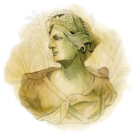 Framed Garden Goddess IV Print