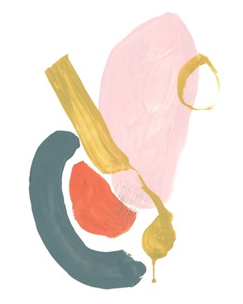 Framed Mod Mixup I Print