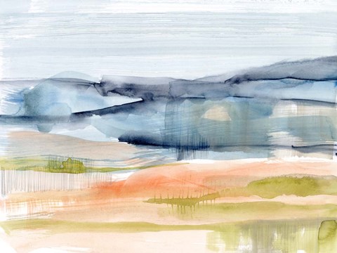 Framed Mandarin Fields I Print