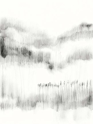 Framed Grassy Hill I Print