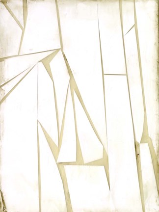 Framed Antiqued Shards II Print