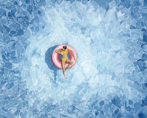 Framed Floating I Print