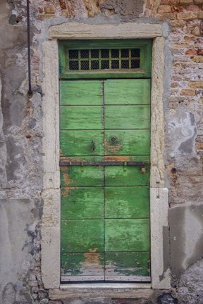 Framed Windows &amp; Doors of Venice VII Print