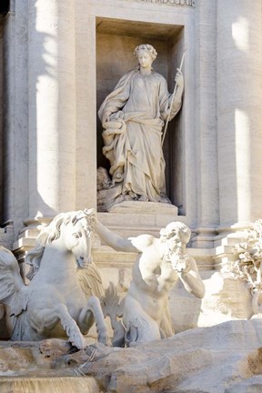 Framed Trevi Fountain in Afternoon Light III Print