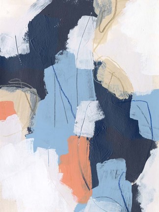 Framed Network Connection I Print