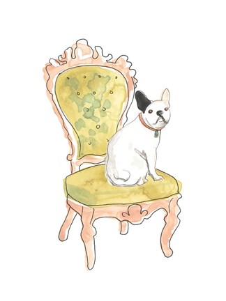 Framed Petite Chien IV Print