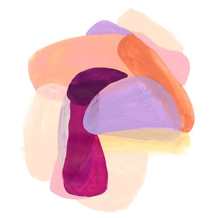 Framed Piquant Forms II Print