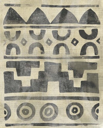 Framed Bazaar Motif IV Print