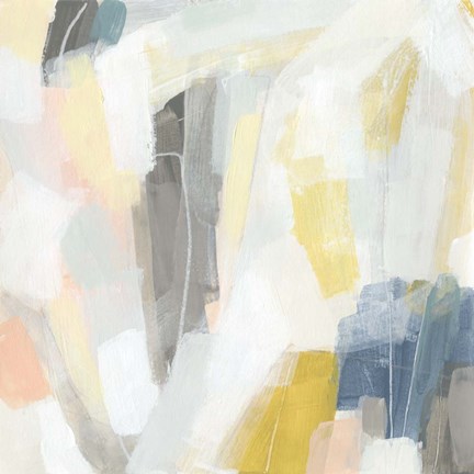 Framed Fractal Pastel I Print