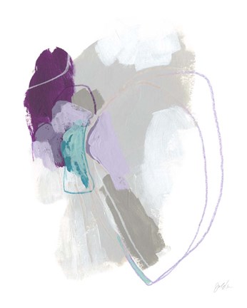 Framed Amethyst Arc I Print