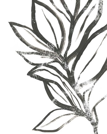 Framed Leaf Instinct II Print