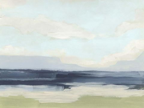 Framed Verdant Coast II Print