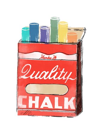 Framed School Days I Print