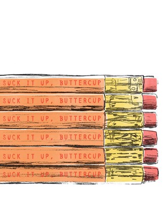 Framed School Days II Print