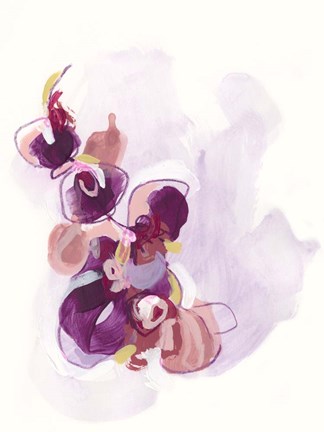 Framed Orchid Sonata I Print