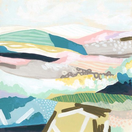 Framed Pattern Vista II Print