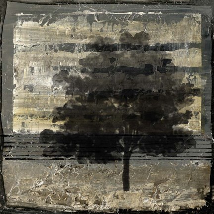 Framed Composition With Tree I Print