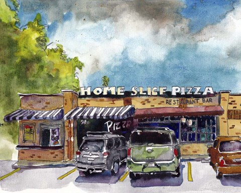 Framed Urban Points of Interest IV Print