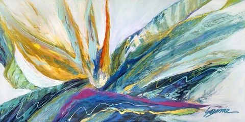 Framed Flores Colores Print