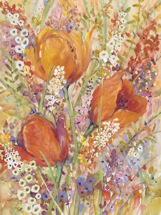 Framed Spring Bloom I Print