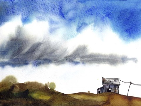 Framed Country Life I Print