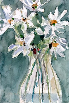 Framed Daisy Moment II Print