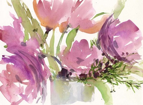 Framed Velvet II Print