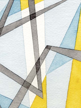 Framed Converging Angles II Print