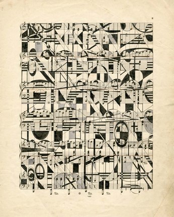 Framed Graphic Notes Print