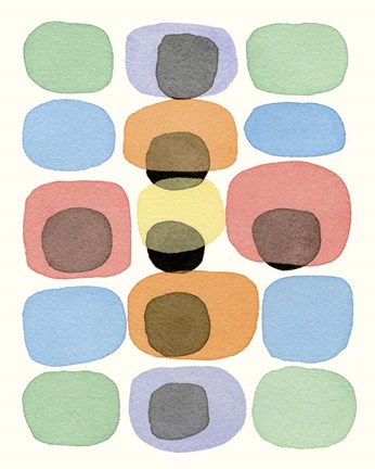 Framed Ink Spot II Print