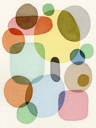 Framed Inked Orbs VI Print