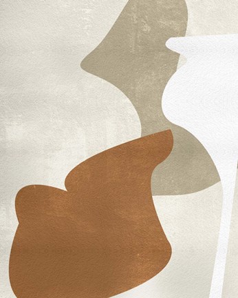 Framed Beige Stucture III Print