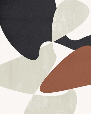 Framed Mountain Terrain II Print