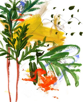 Framed Jungle in My Heart III Print