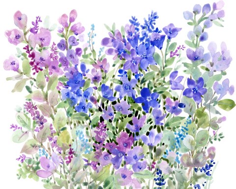 Framed Floral Fragrance I Print