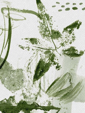 Framed Shades of Forest I Print