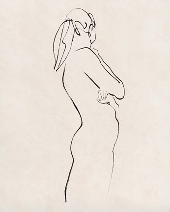 Framed Quiet Mind I Print